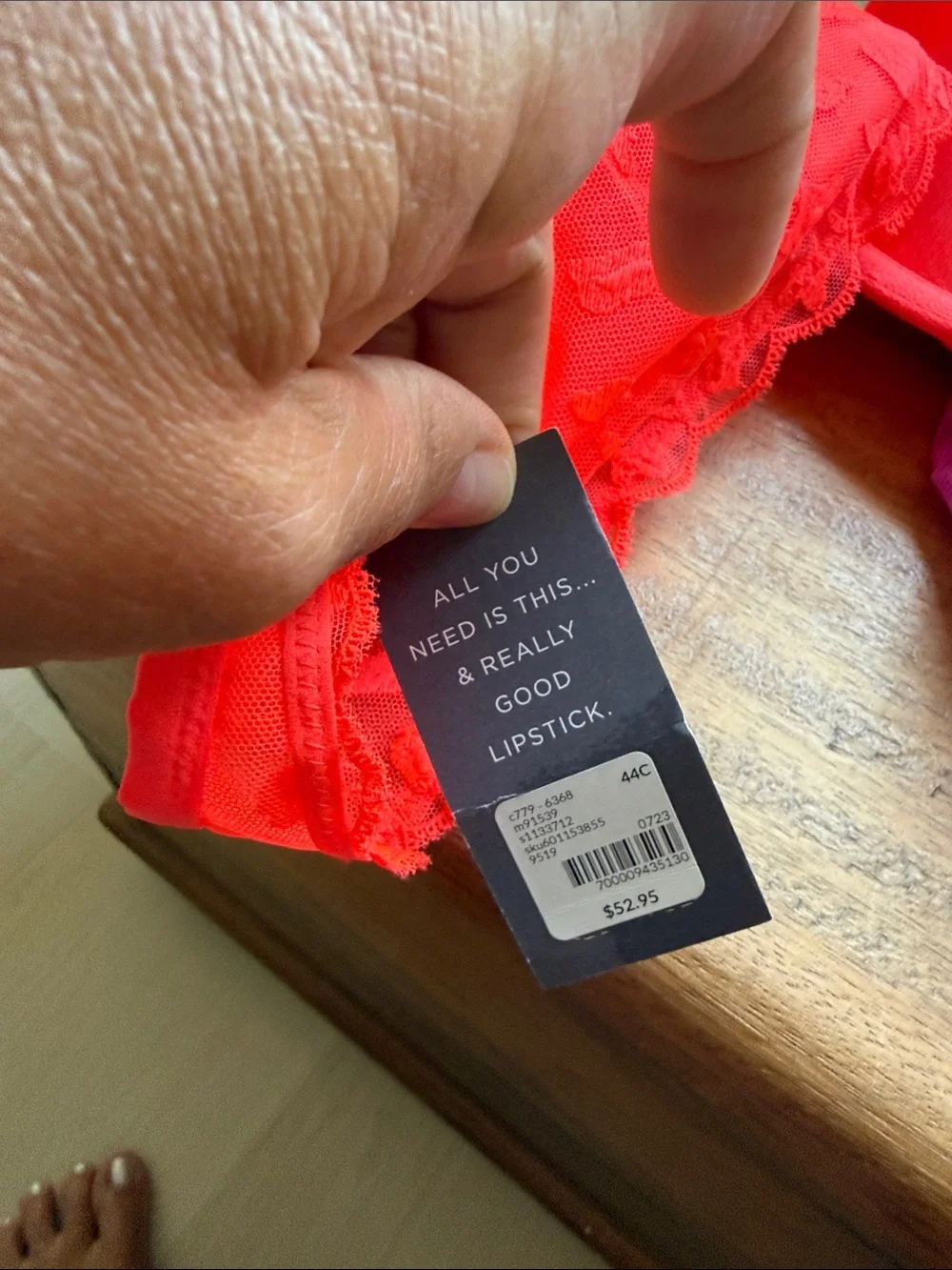 Cacique Lace Underwire Bras in Orange, Neon Pink, Purple & Lime